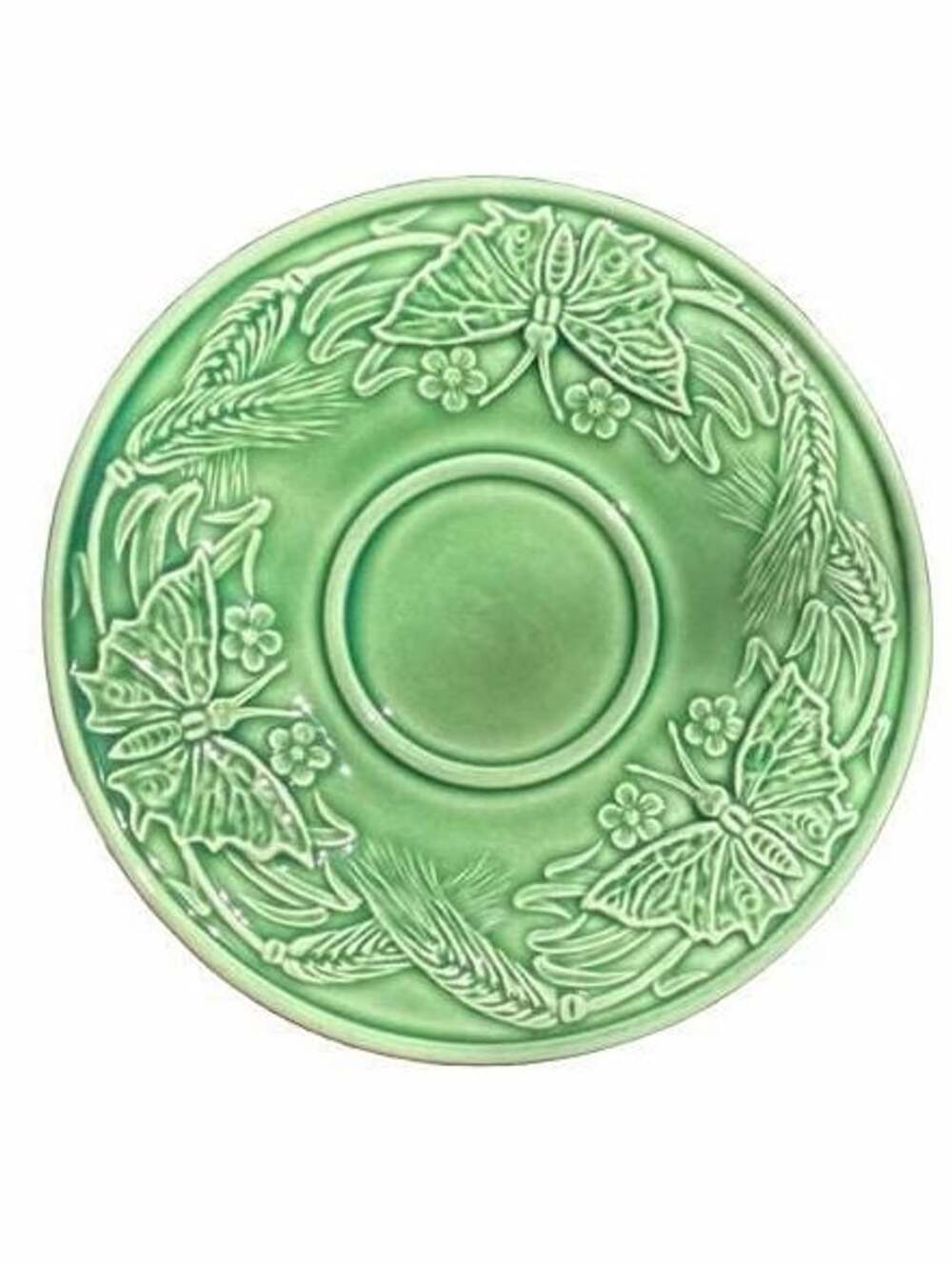 Bordallo Pinheiro Papillon Ivy Green Saucer